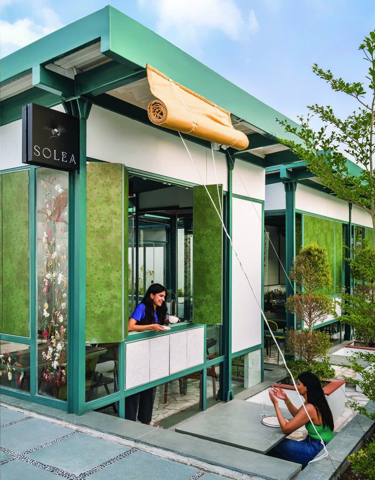 SOLEA: An Ahmedabad Café Where the Walls Become Portals to a Garden