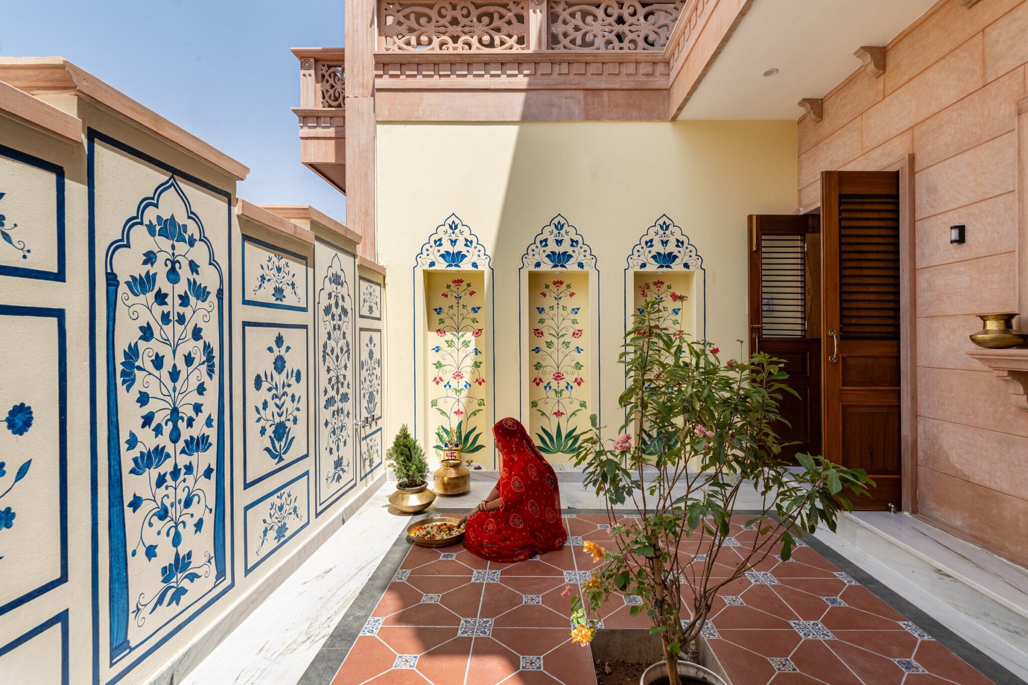 A Jodhpur Residence Where Pink Sandstone Holds the Memory of Place — interior design by Nest Design Studio in Jodhpur, Rajasthan
