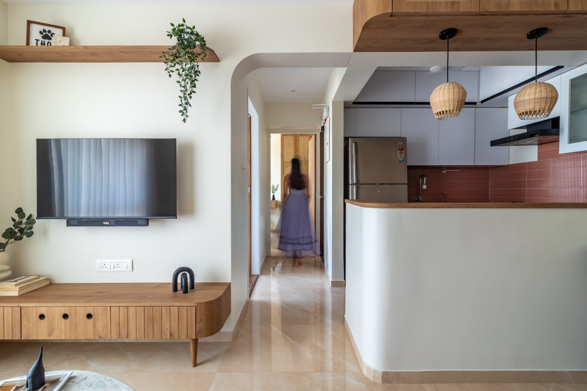 Kishikaisei: A 500 Square Foot Mumbai Apartment That Argues for the Quiet Life — interior design by Studio Kajal Soni in Borivali, Mumbai