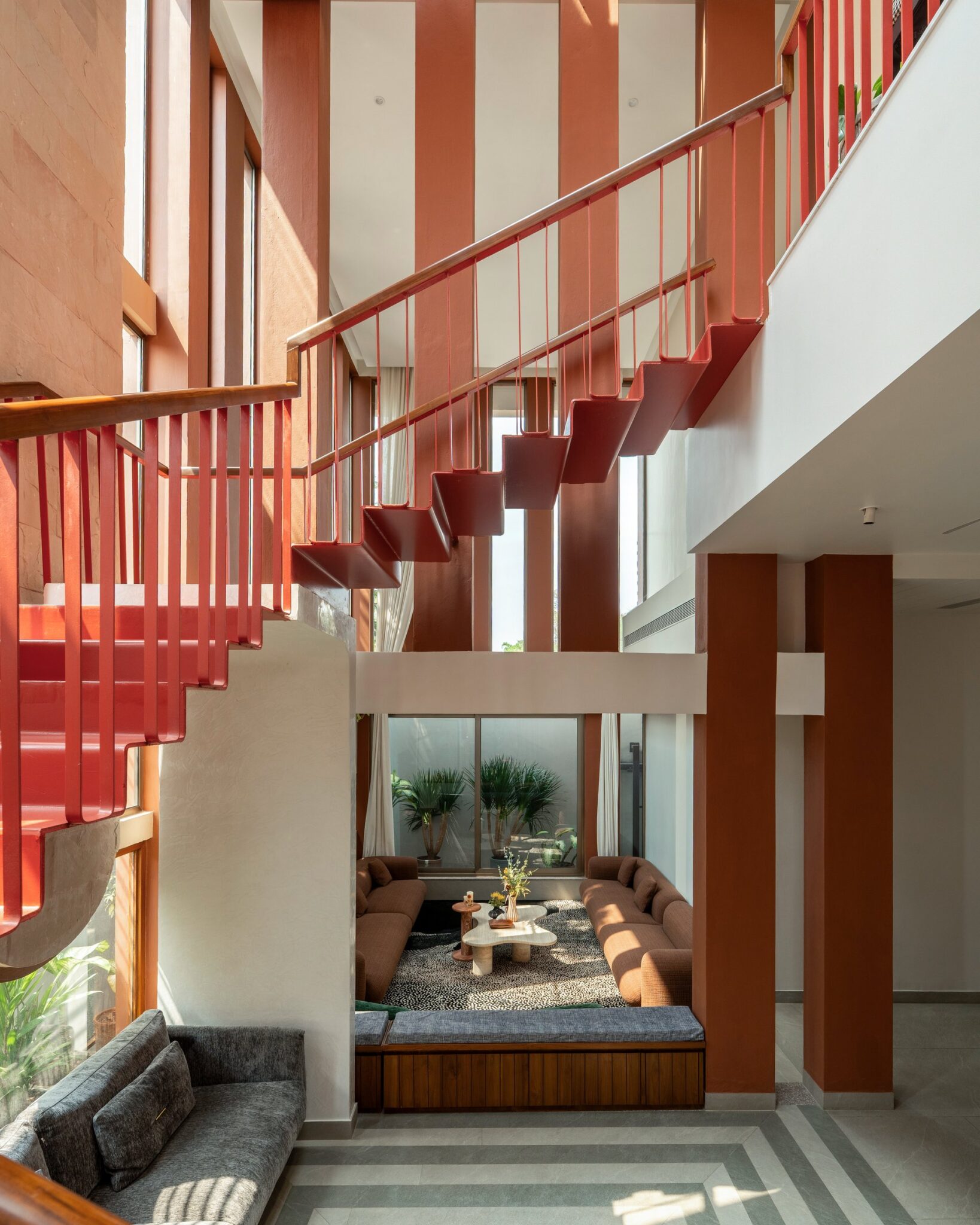 CTTTT House: A Coimbatore Villa Where Colour Becomes Architecture — interior design by &t studio in Coimbatore, Tamil Nadu