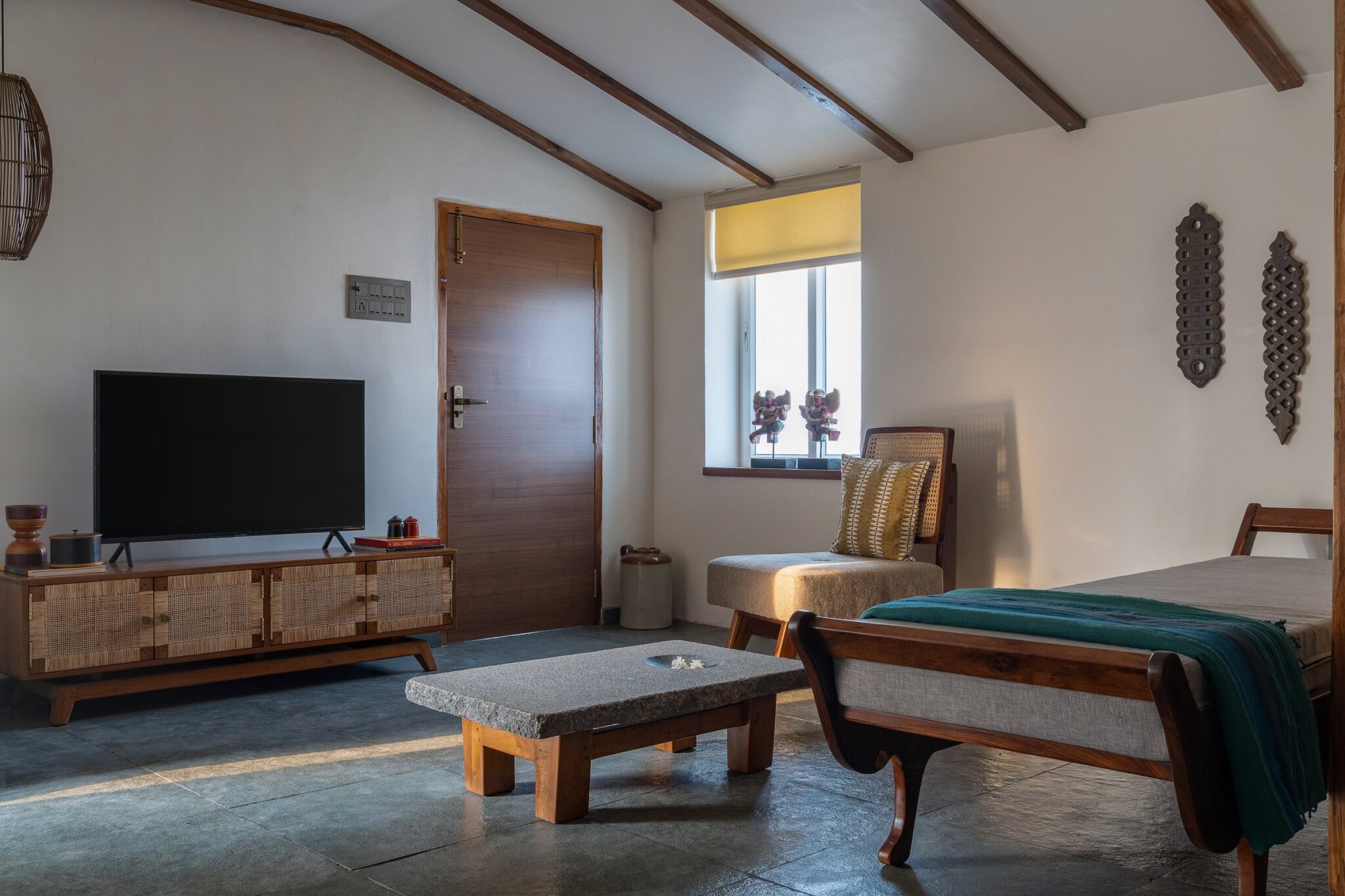 IDAM: A 594-Square-Foot Studio in Chennai Where Craft Carries the Argument — interior design by Four Brick Architecture in Chennai