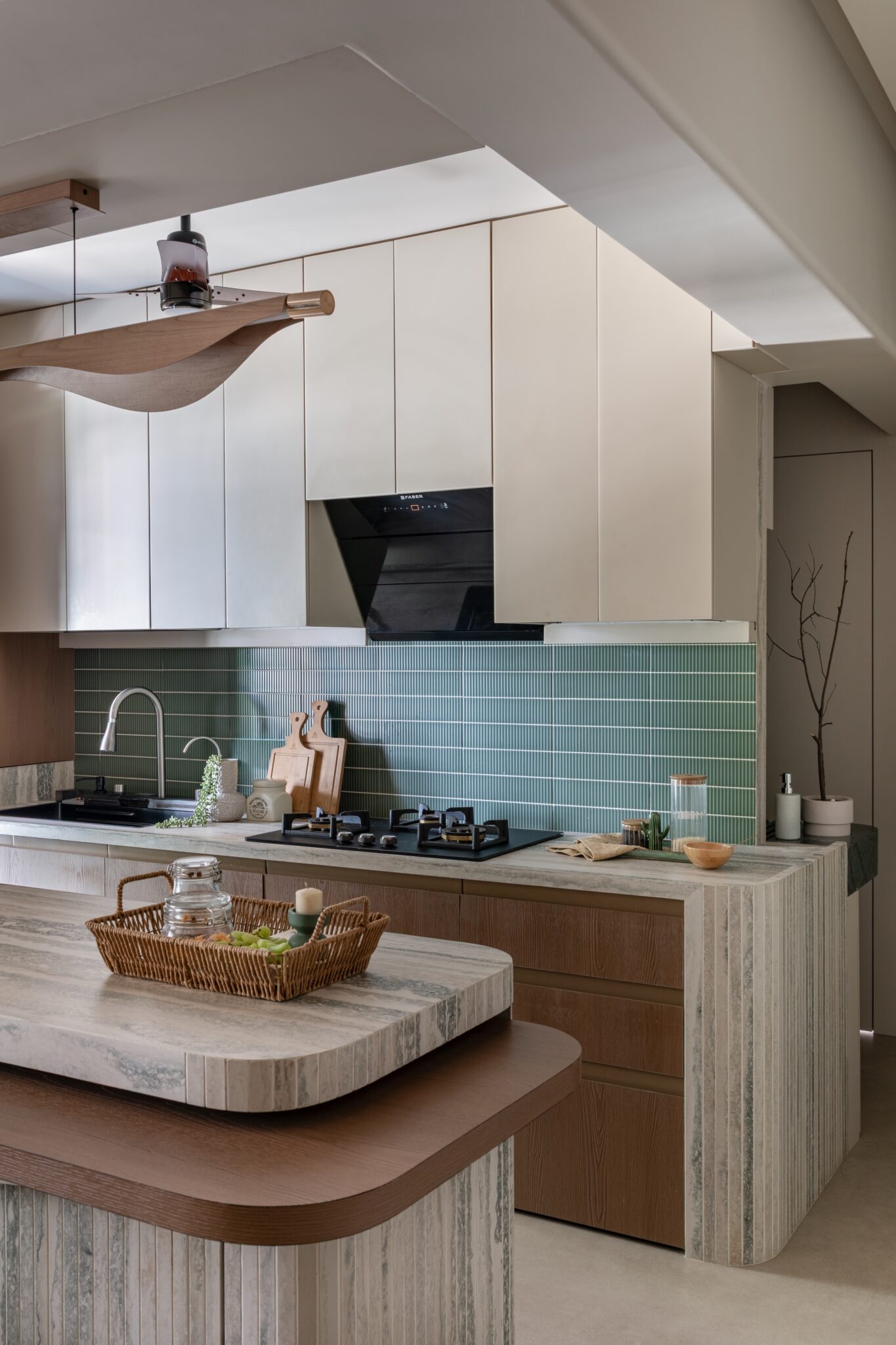 Seren: A 700-Square-Foot Kandivali Home Where Every Edge Softens — interior design by M&M Studio in Kandivali West, Mumbai
