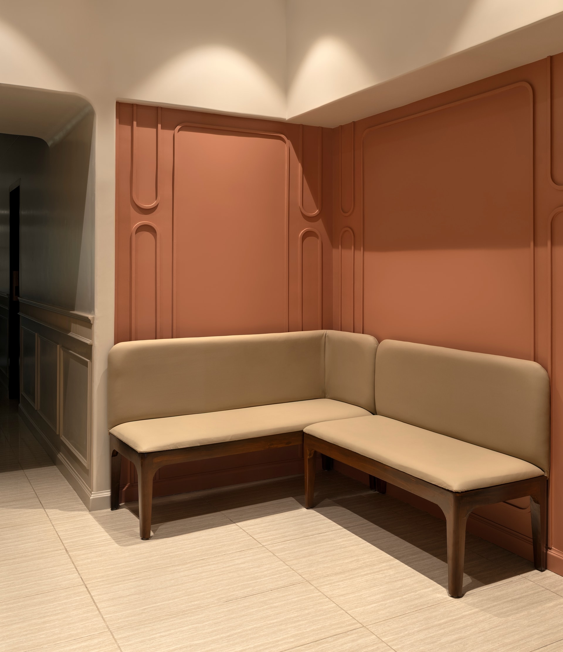 Interior view — Hridyarambh Clinic: Rethinking Healthcare Interiors Through Warmth and Craft