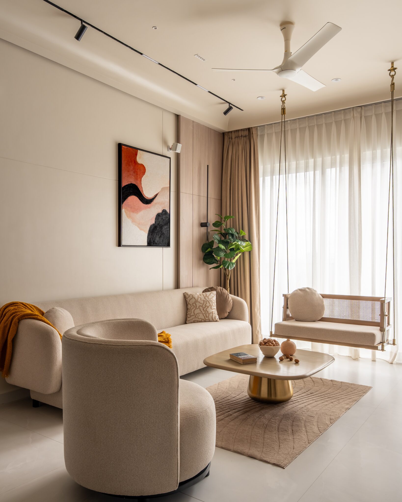 Runwal Forest: A Compact Mumbai Residence Where Restraint Becomes Luxury — interior design by KD Design Studio in Kanjurmarg, Mumbai