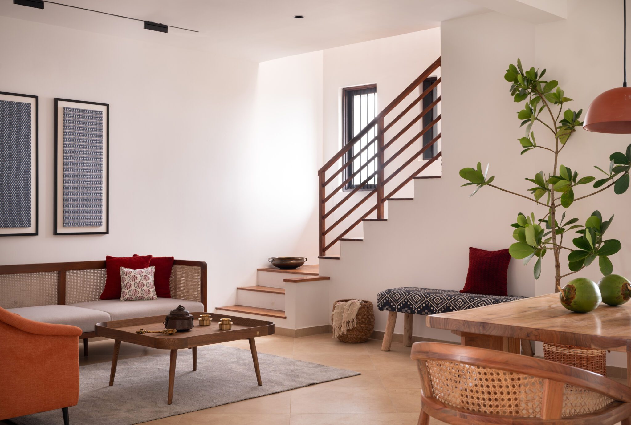 In the bustling metropolis of Bengaluru, a city pulsating with technological advancements and cultural vibrancy, lies a 2000 square foot masterpiece that redefines the essence of living spaces. — Salmon Pink & Co, Bangalore