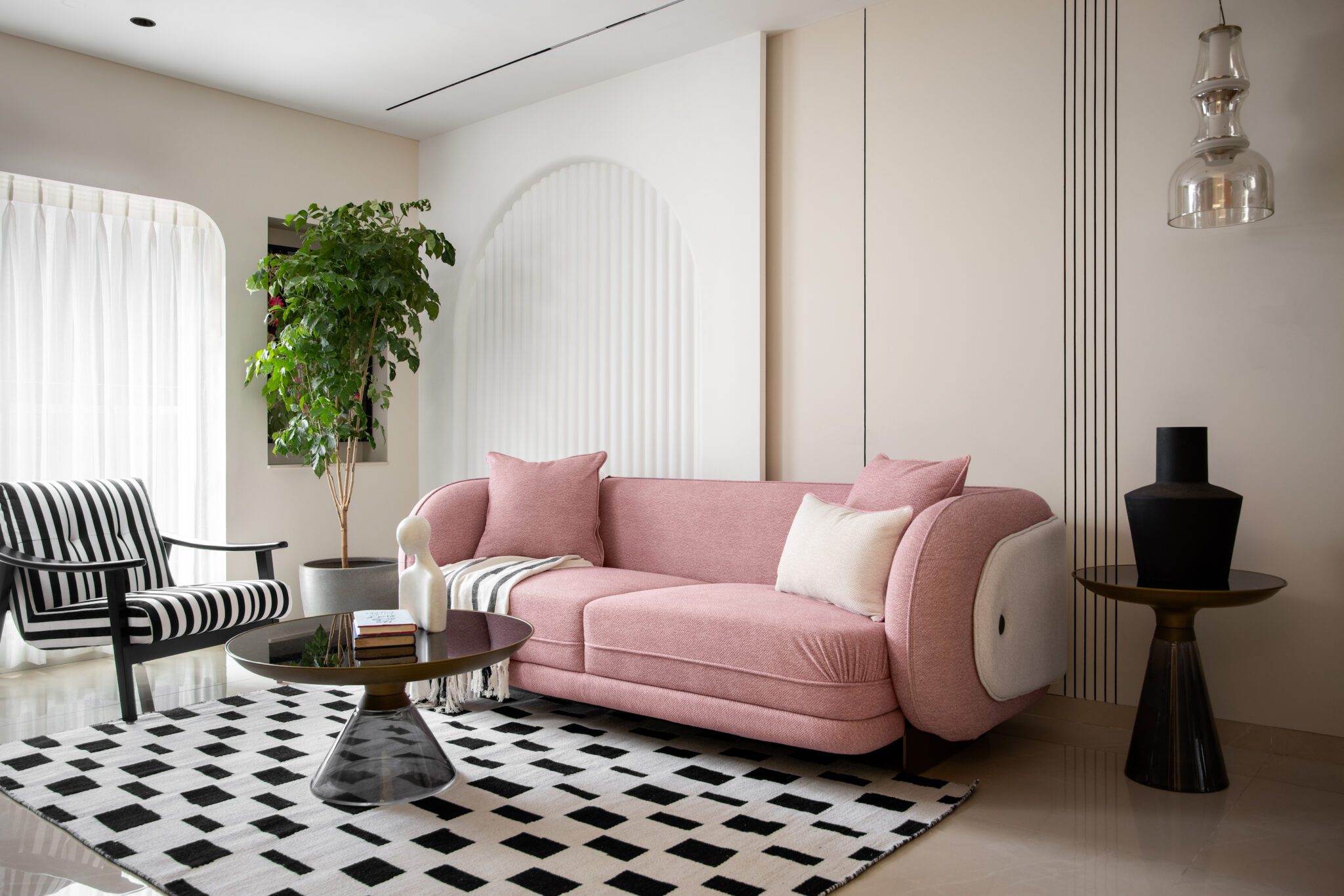 House 1101: A Modern Sanctuary of Elegance and Texture by RN DEESIGN — RN Deesign, Mumbai