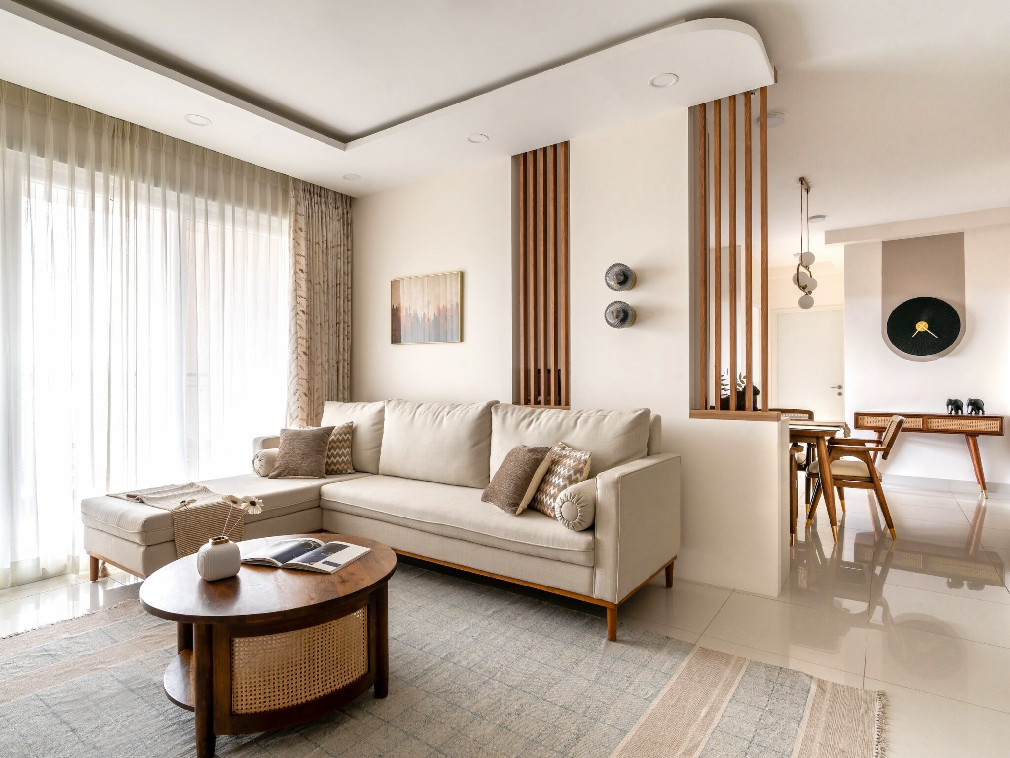 Urban Serenity: Crafting Calm with Cane & Concrete – By Aantrik — Aantrik, Bangalore