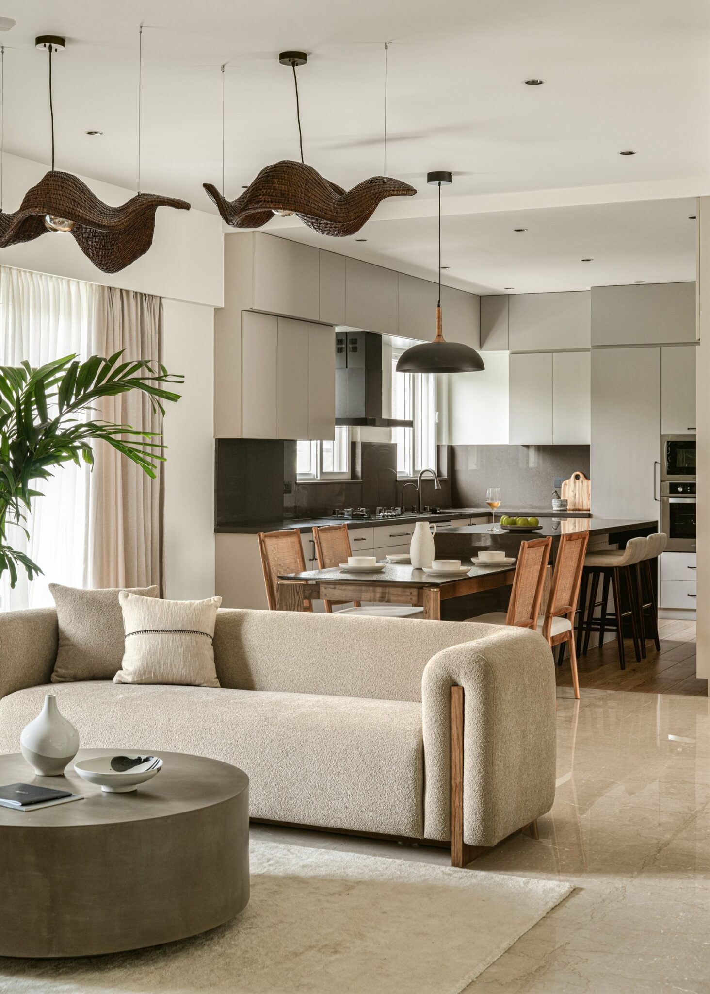 Featured: Amber: A Bangalore Apartment That Speaks in Textures, Not Trends by Salmon Pink Studio in Artizane Forest Breeze, Bangalore, Karnataka
