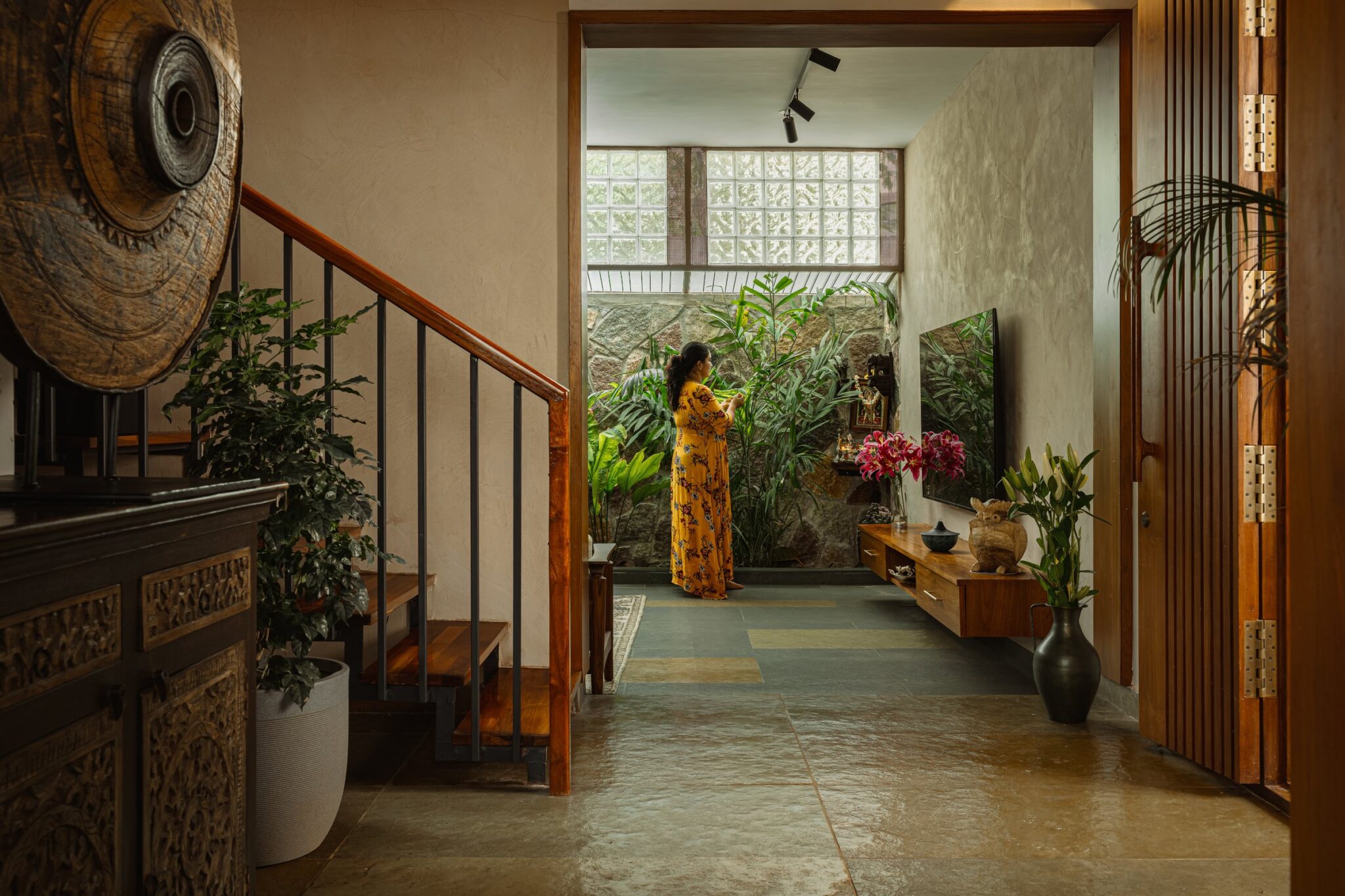 Featured: Sharada Nilaya: A Bengaluru Home Where Stone, Light, and Landscape Shape Everyday Living by Weaving Space in Bengaluru