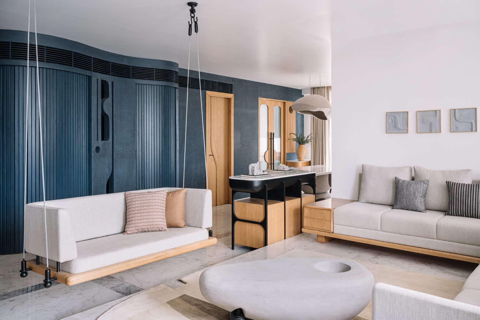 Veeram Shah blends disparate styles to form a unique narrative in his latest residential project ‘The Mosaic House’ — interior design by Design Ni Dukaan in Mumbai, Maharashtra