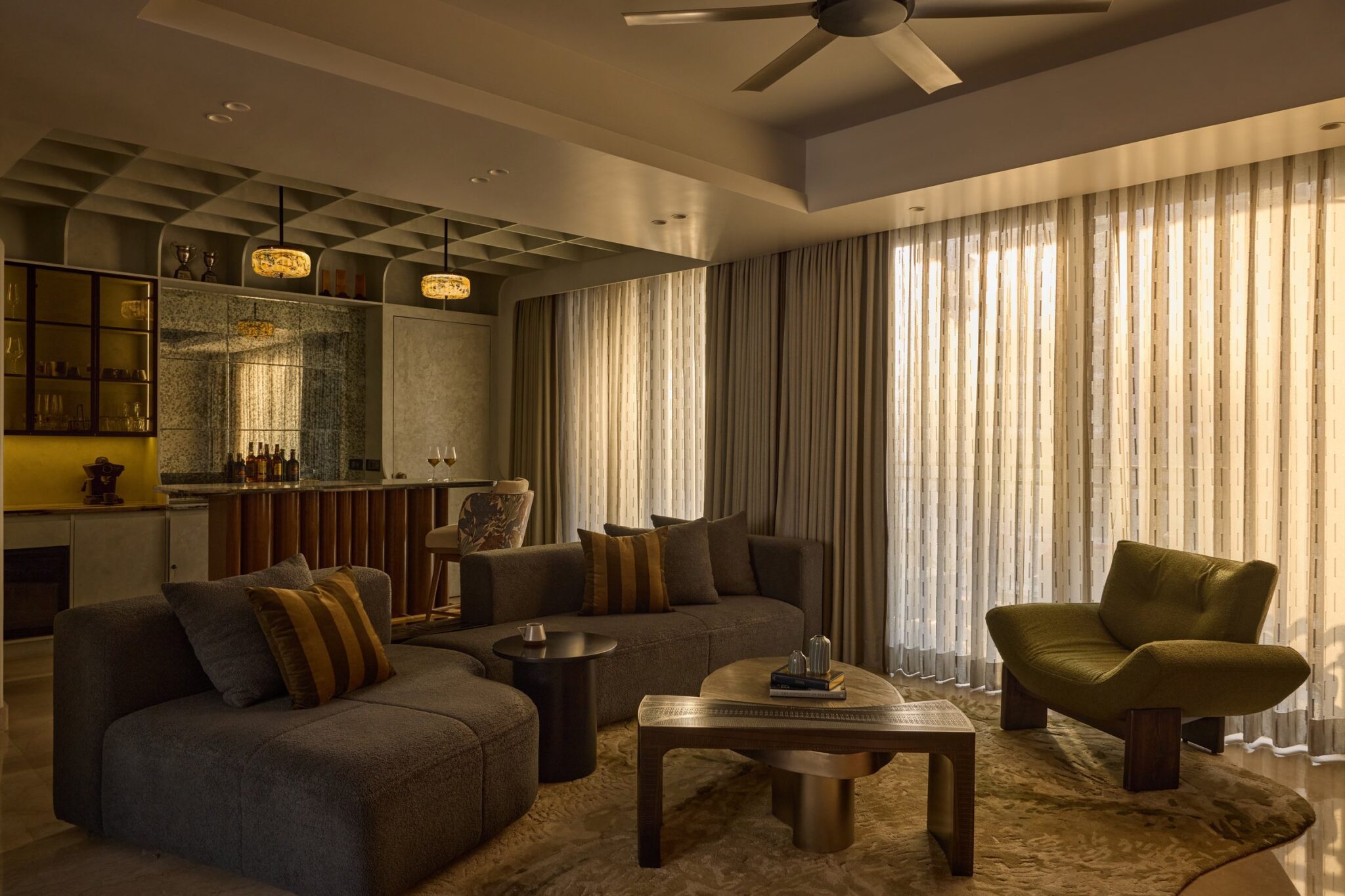 House of Dudes: A Gurugram Apartment That Refuses the Bachelor-Pad Cliché — interior design by Studio Itiara in Gurugram