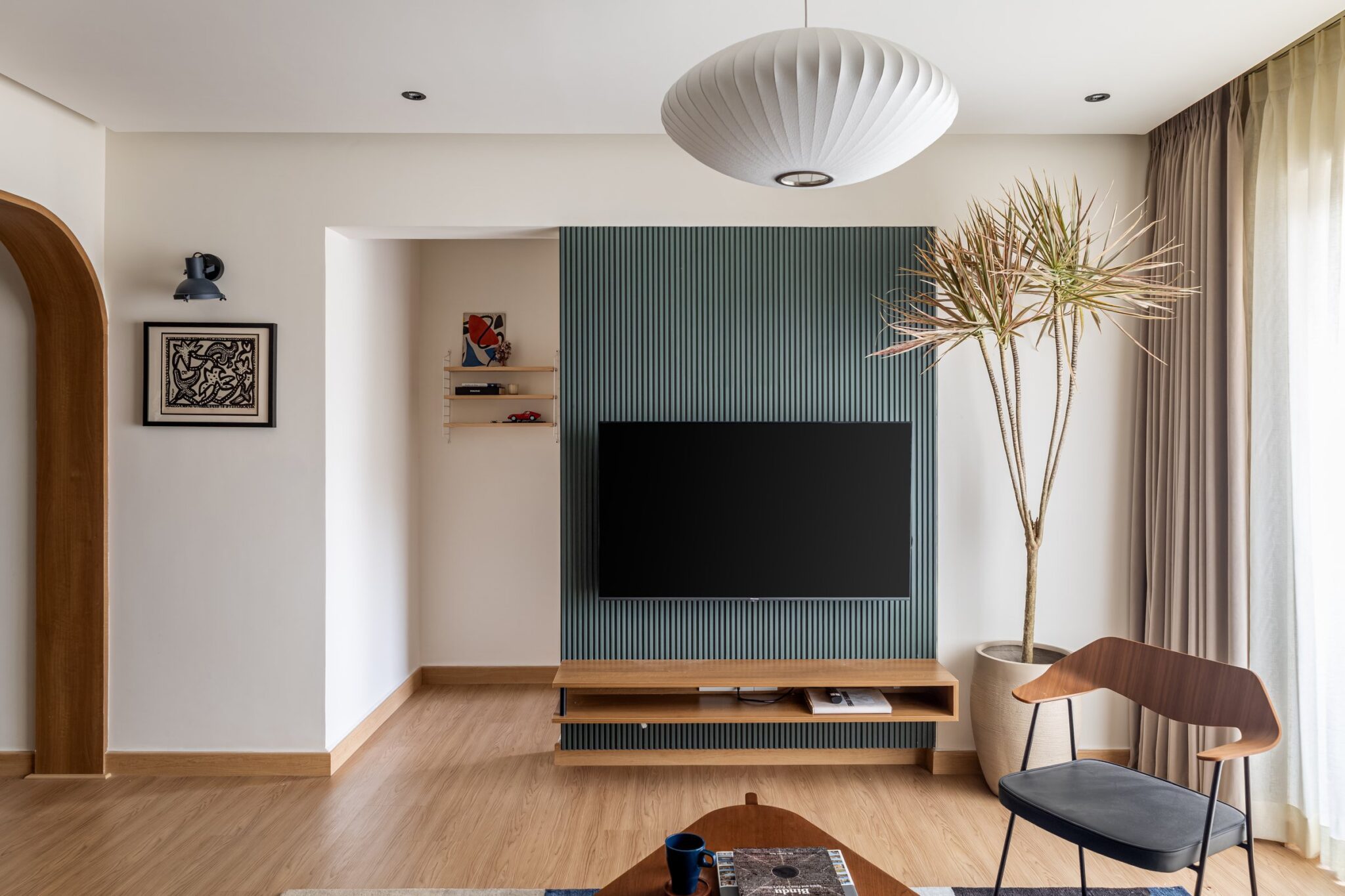 Modernist Haven: A Bangalore Apartment Where Mid-Century Nostalgia Meets a Quieter Present — interior design by Lab9 Design in Bangalore