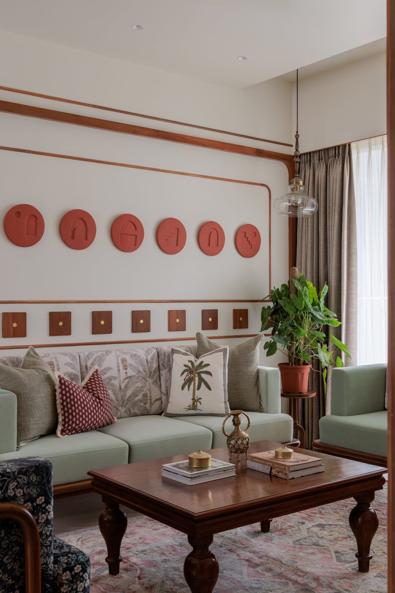 Kumkum: A Contemporary Indian Home Bound by a Quiet Red Thread — Kreeze Design Studio, Thane, Mumbai