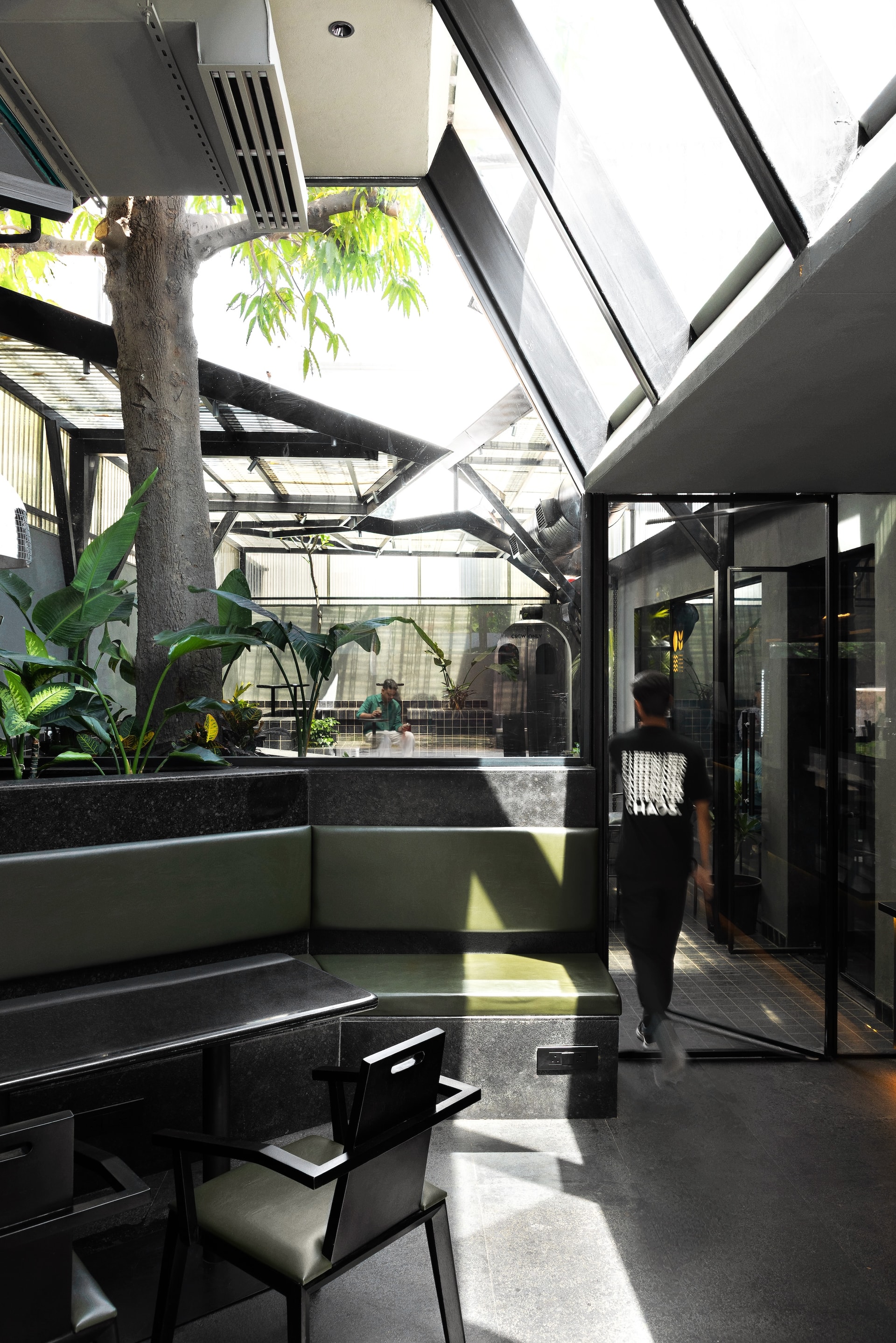 Interior view 4 — Carbon Coffee: A Monochromatic Café Rooted in Material Expression