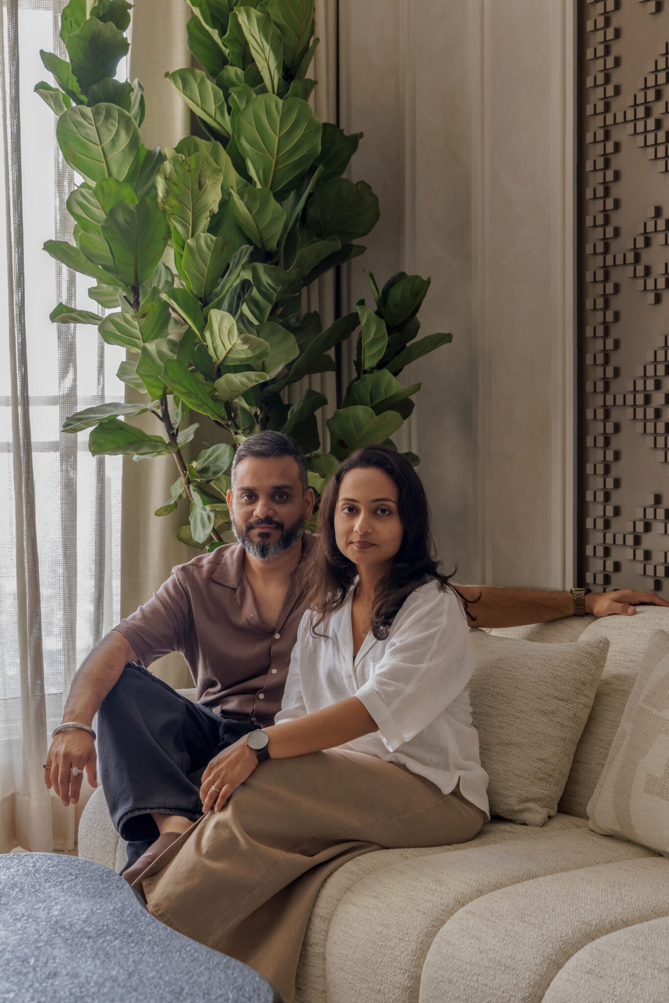 Portrait of Rohit Gupta and Puja Gupta, RN DEESIGN