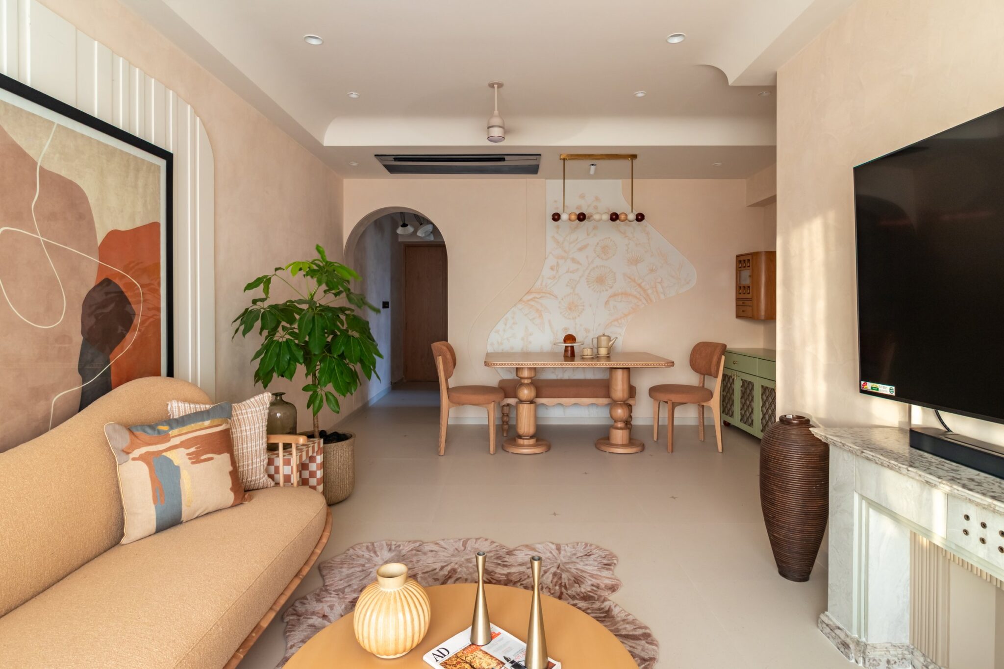 Featured: Somara: A Mumbai Apartment Where Warmth Shapes the Design Language by Alchemy Collective in Kandivali, Mumbai