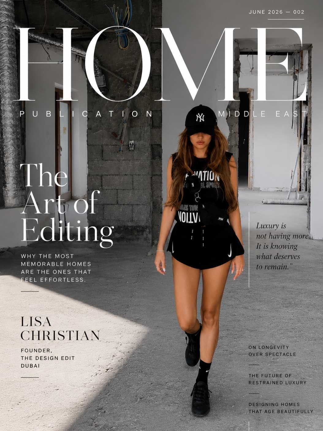 DESIGNER SPOTLIGHT | AN EXCLUSIVE HOME PUBLICATION CONVERSATION Founder of @thedesignedit.ae , Lisa Christian has built …