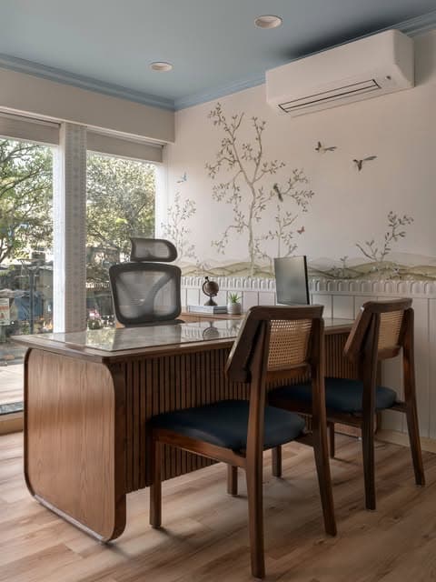 Hridyarambh Clinic in Marol, Mumbai, reimagines the conventional healthcare environment through a warmer, more considere…